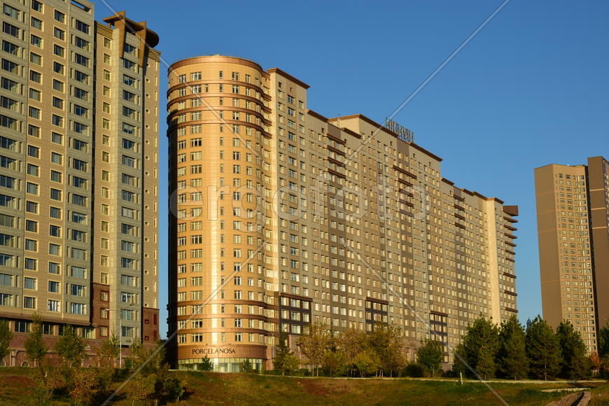Астана. Городская архитектура. Современные высотные здания 