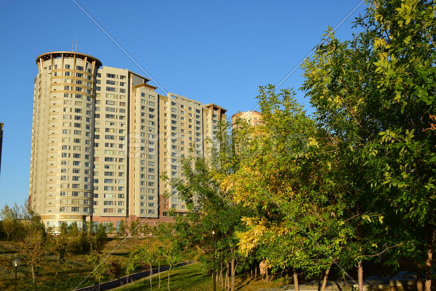 Астана. Городская архитектура. Современные высотные здания 