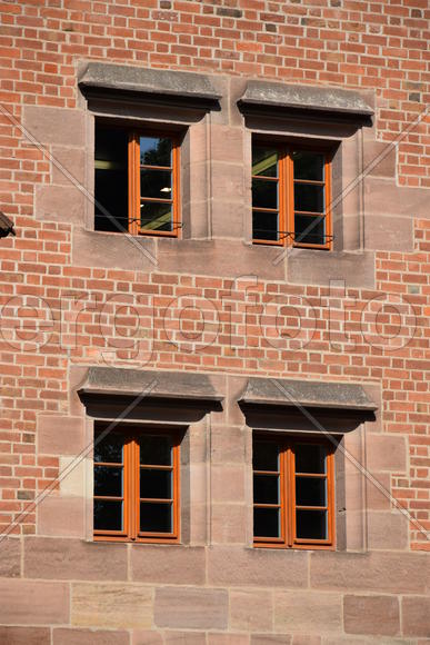 Германия - город Нюрнберг. Фасад здания 