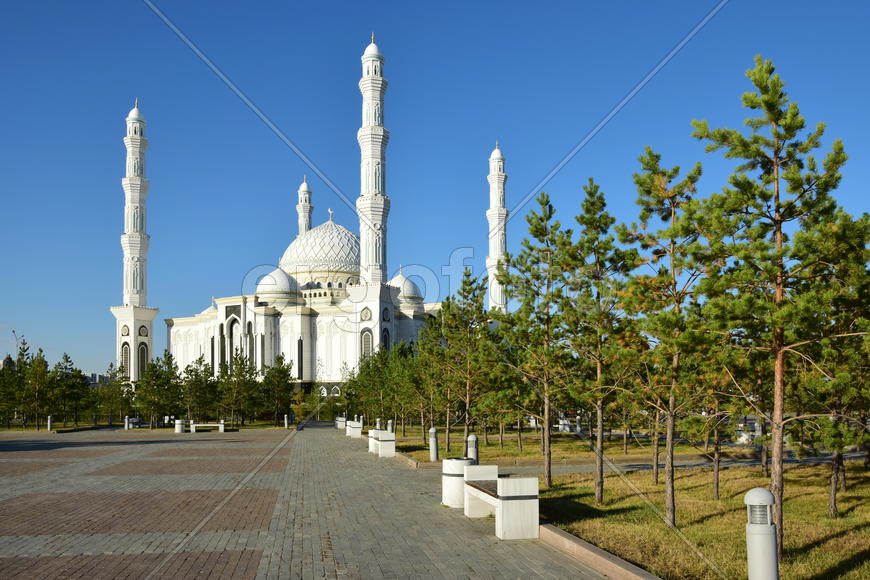 Мечеть "Хазрет Султан" в Астане. Казахстан 