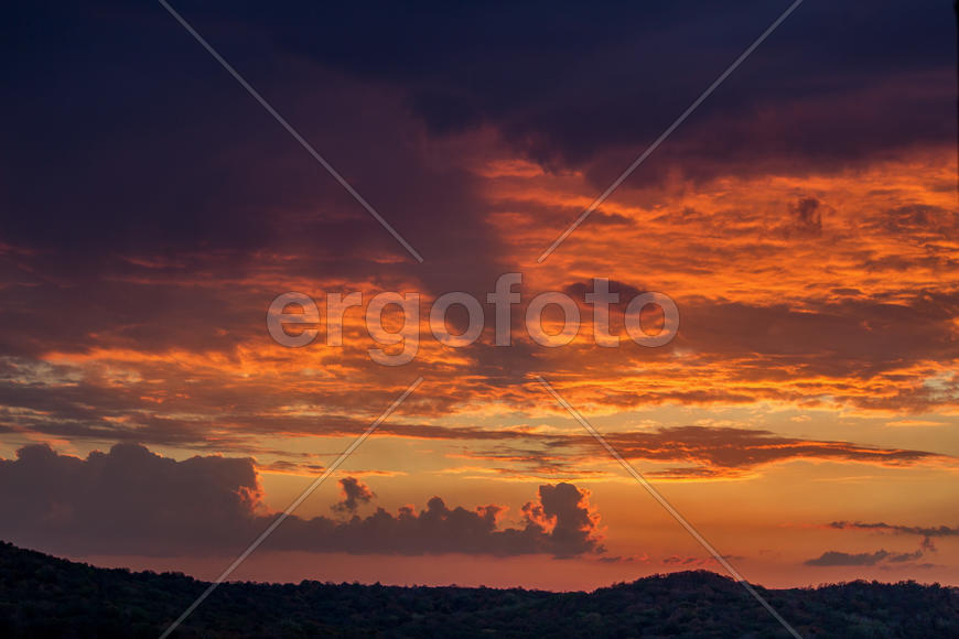 020  Небо над Арбековским лесом в Запрудном. Пенза. 26.09.2015