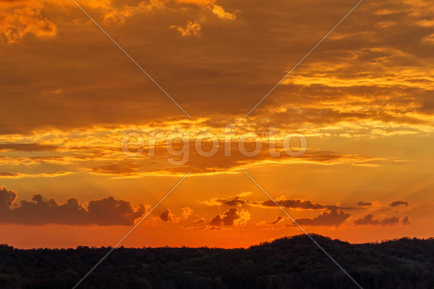 013  Небо над Арбековским лесом в Запрудном. Пенза. 26.09.2015