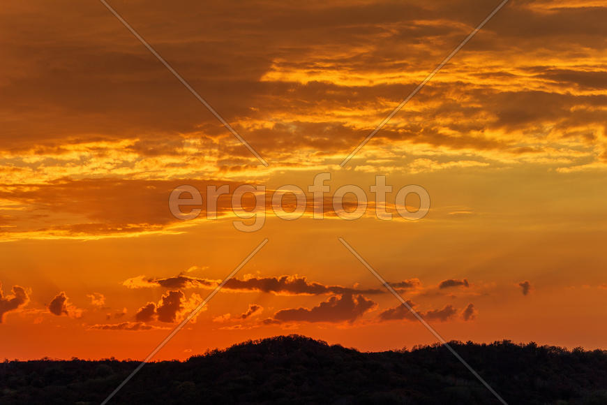 014  Небо над Арбековским лесом в Запрудном. Пенза. 26.09.2015