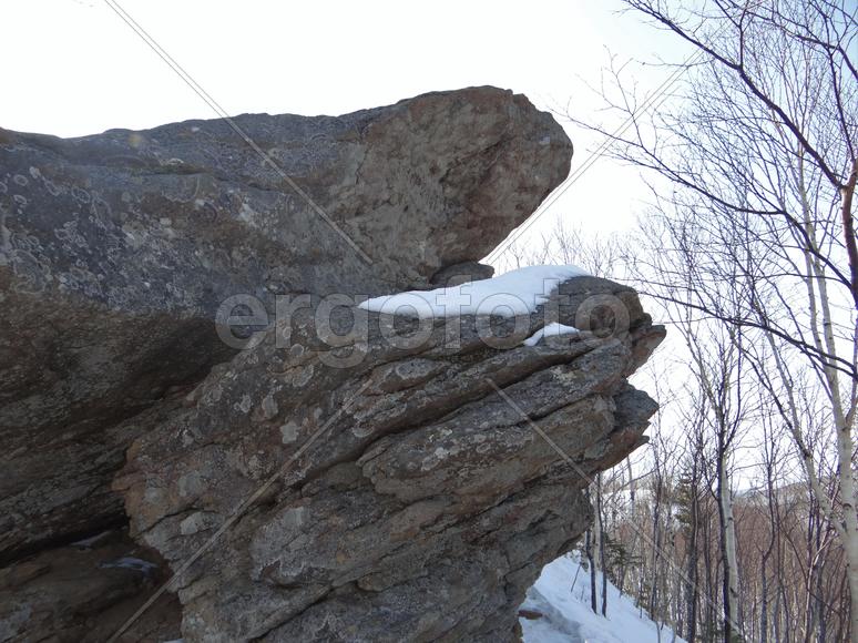 Сахалин. Останец Лягушка