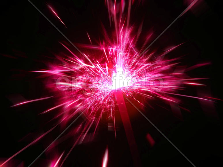 Бенгальский огонь на черном фоне