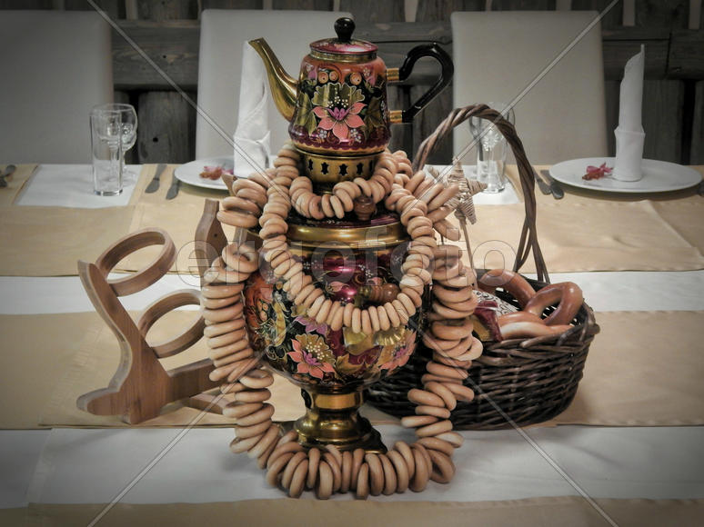 Самовар с баранками