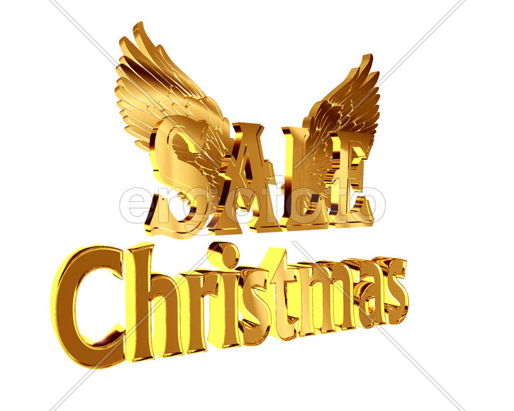 Золотой текст новогодняя распродажа на белом фоне