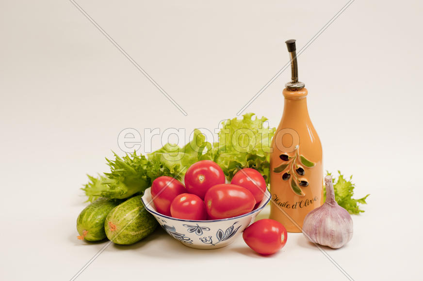 Still life with tomatoes