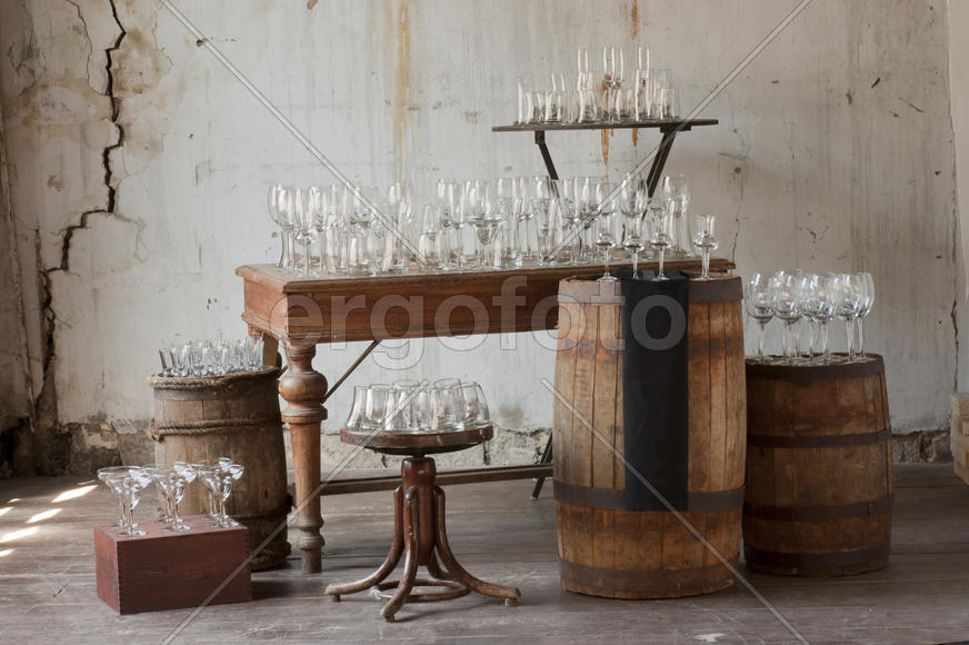 Glasses and barrels