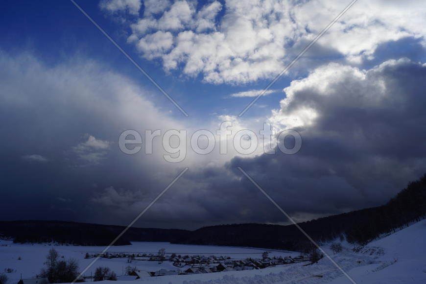 Голубое небо