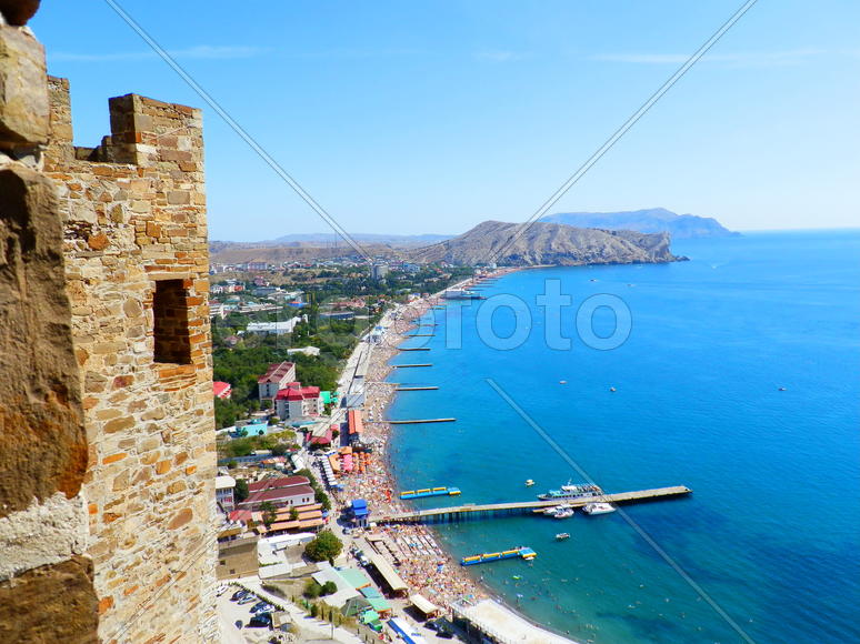 Судак - городской пляж