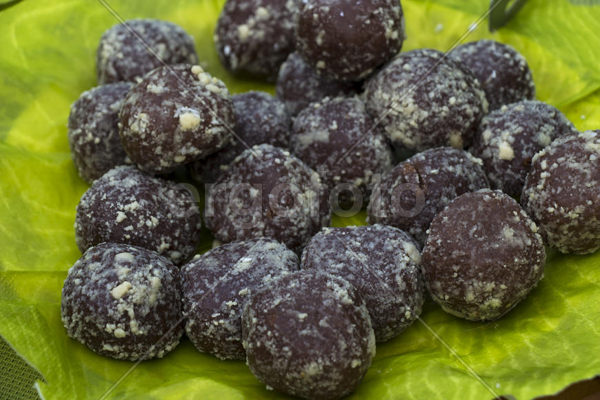 Горстка замороженных ягод