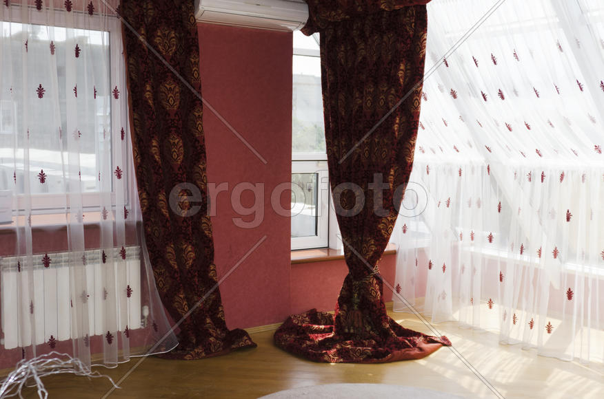 Interior hallway in a private home. Hallway displays the taste of the owners, is the face of the who