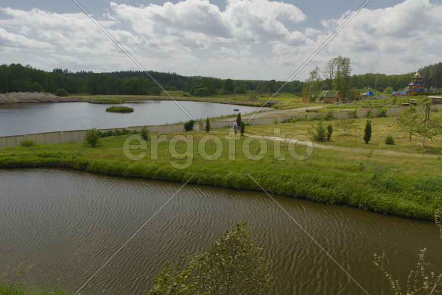 Monastery of Our Lady of Kazan. The design of the monastery. Lakes