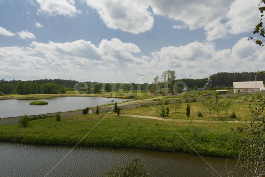Monastery of Our Lady of Kazan. The design of the monastery. Lakes