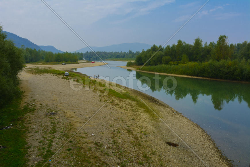 Горная река  в Западной Украине