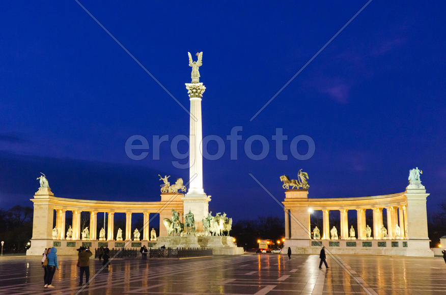 Night Arch. Architectural element, curved ceiling. The vaulted structure, creates a lateral thrust