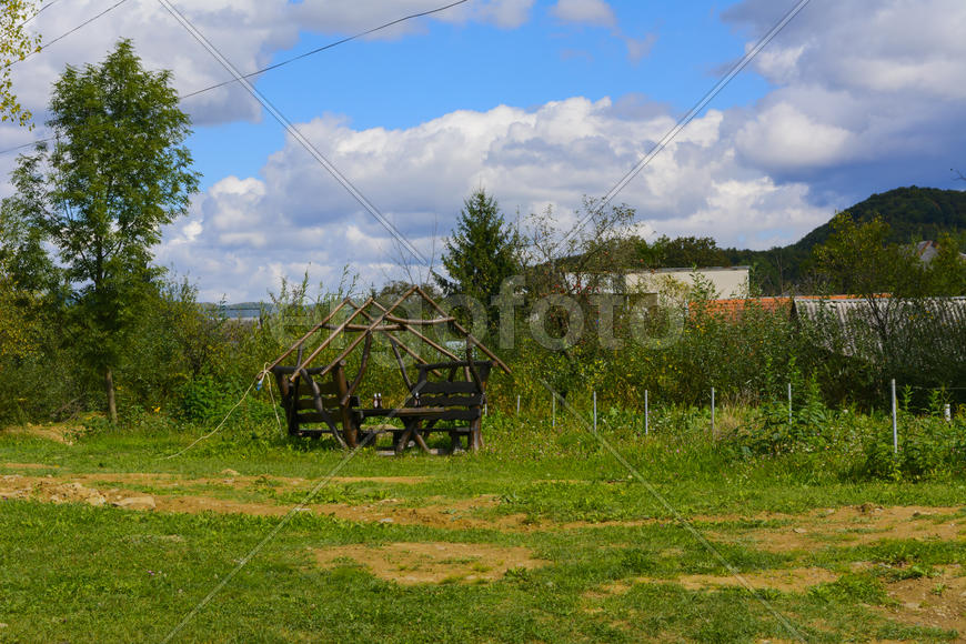 Дизайн во дворе частного дома