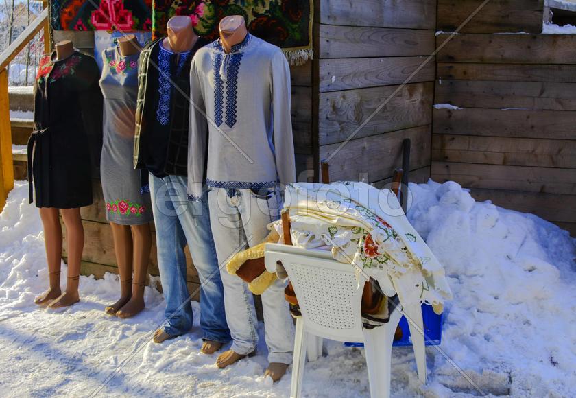 Традиционные народные промыслы на ярмарке в зимний период