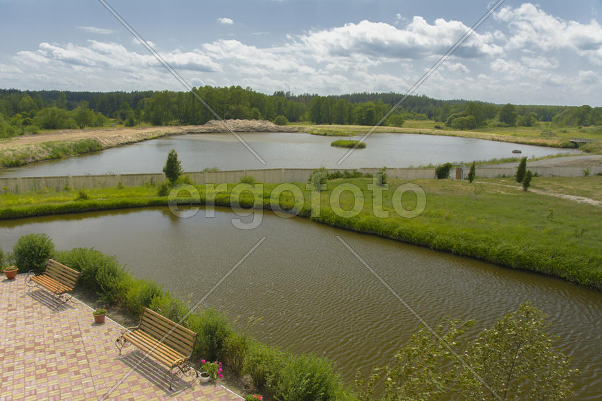 Monastery of Our Lady of Kazan. The design of the monastery. Lakes