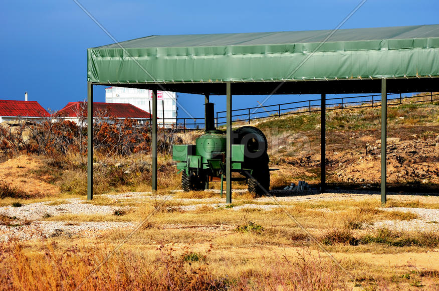 Memory of the lost soldiers in days of the Second World War. 35 coastal battery of defenders