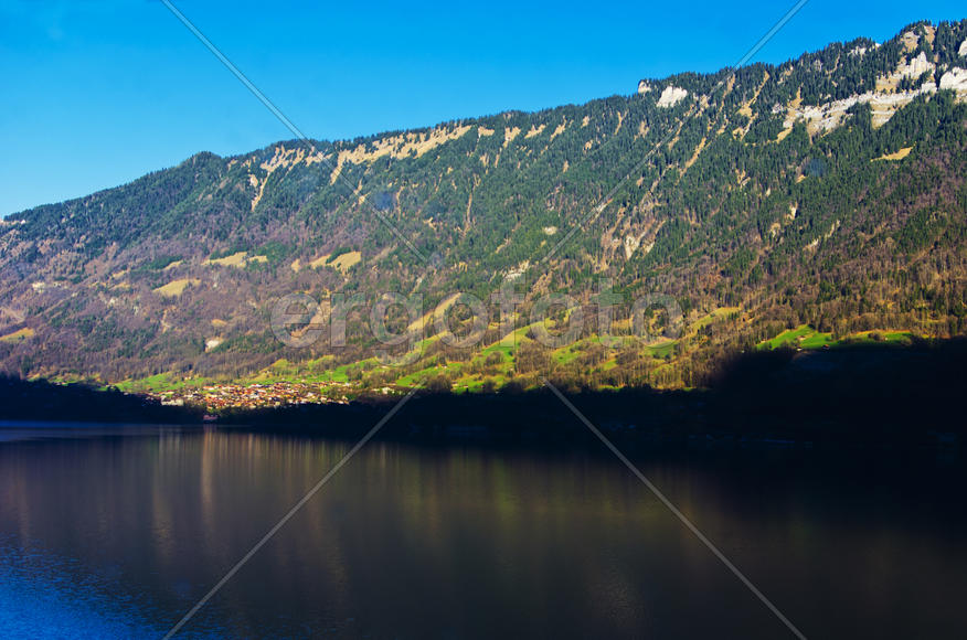 The mountains and valleys. Sky and clouds in the mountains