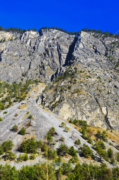 The mountains and valleys. Sky and clouds in the mountains.