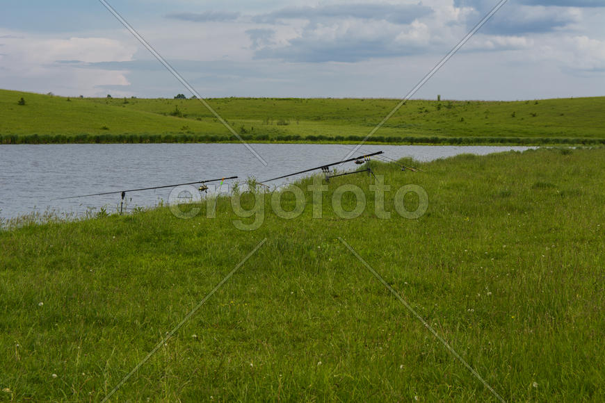 Fishing in private lake