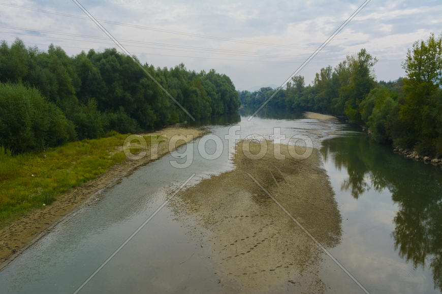 Горная река  в Западной Украине