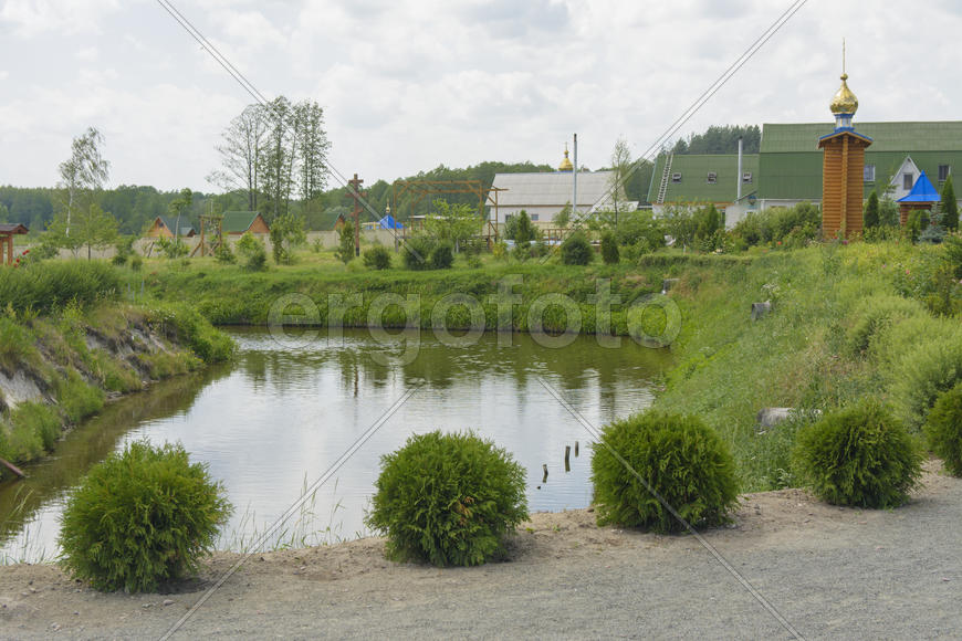 Monastery of Our Lady of Kazan. The design of the monastery. Lakes