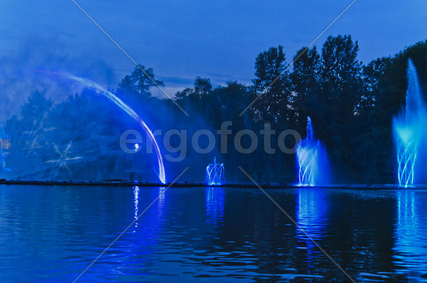 The biggest in Europe a svetomuzykalny fountain. Fountain height — more than 60 meters, face-to-face