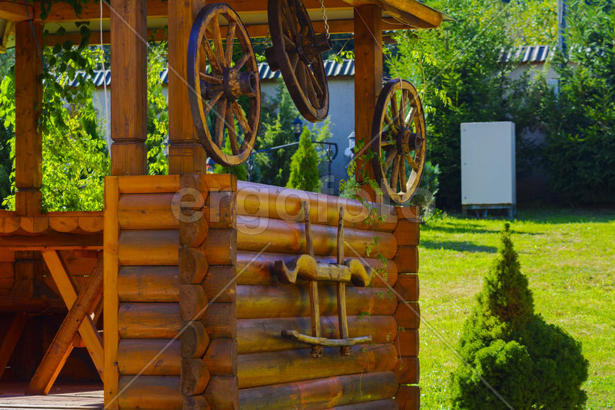 Дизайн беседки во дворе частного дома