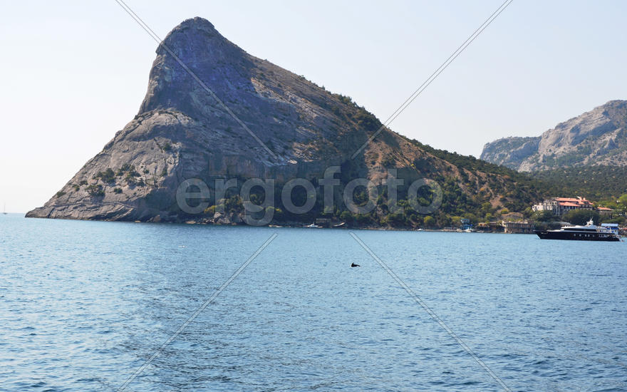 Golitsyn's track - the track which has been cut down in massive limestones on a slope Koba