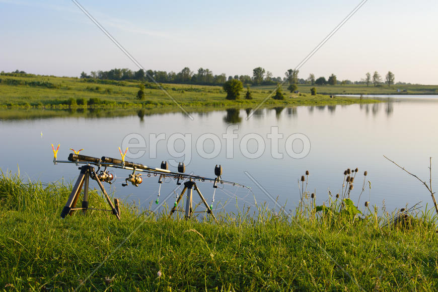 Fishing in private lake