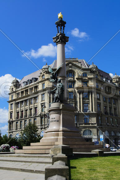 A monument to Adam Mickiewicz in Lviv