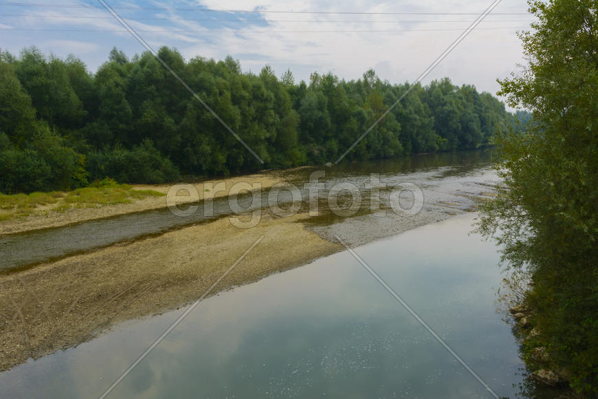 Горная река  в Западной Украине
