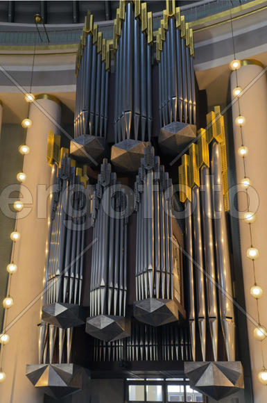 The interior of the church. The mosaics and frescoes, architectural decoration of marble, mosaic