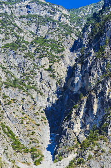 The mountains and valleys. Sky and clouds in the mountains