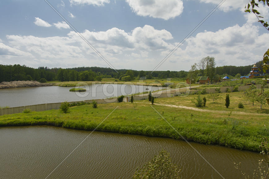 Monastery of Our Lady of Kazan. The design of the monastery. Lakes