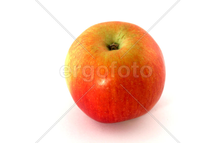 Яблоко на белом фоне