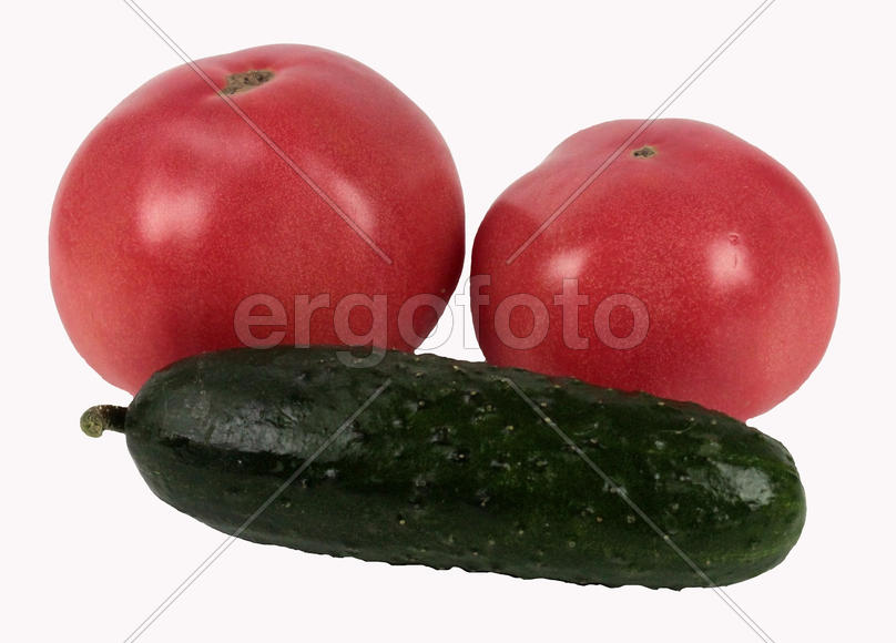 Овощи на белом фоне