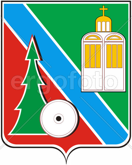 Герб города Коряжма (Koryazhma). Архангельская область