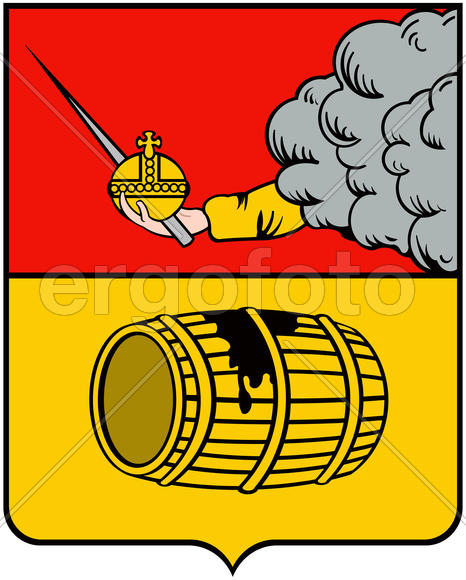 Герб города Вельск (Velsk). Архангельская область