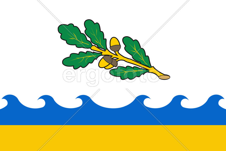 Флаг города Сестрорецк. Ленинградская область