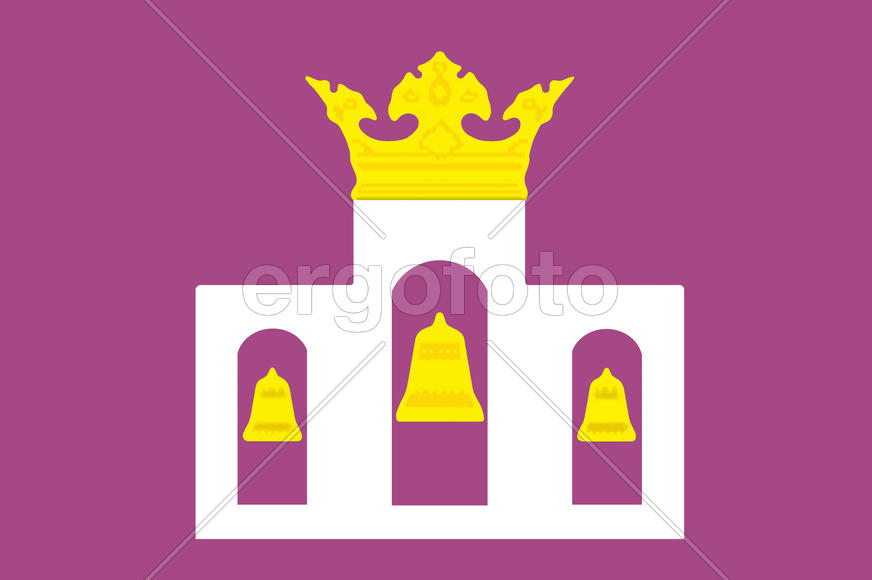 Флаг города Большие Вяземы. Московская область