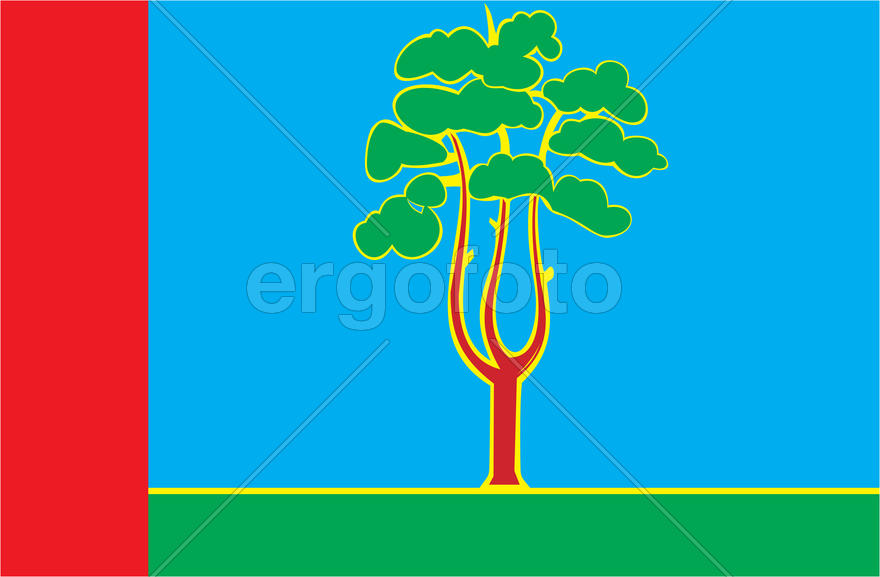 Флаг города Черноголовка. Московская область