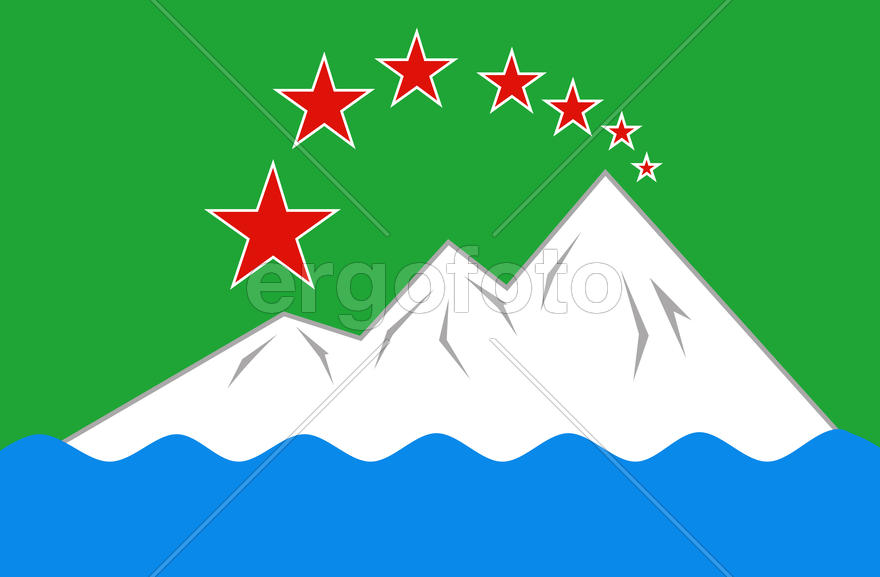 Флаг города Аши