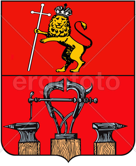 Герб города Александров (Aleksandrov). Владимирская область