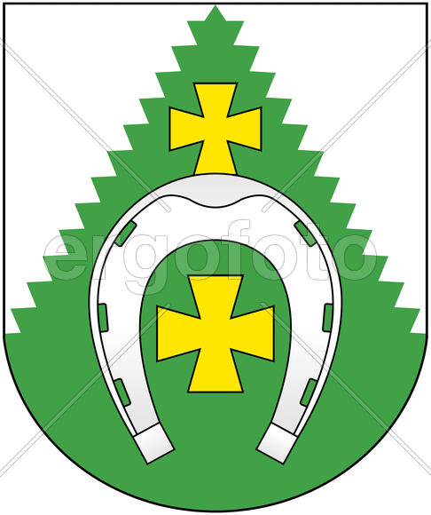 Герб города Кличев (Klichev). Республика Беларусь