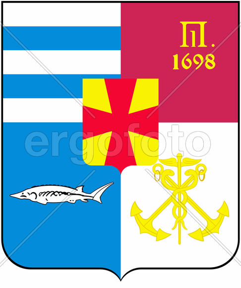 Герб города Таганрога. Ростовская область